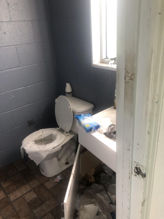 bathroom with toilet