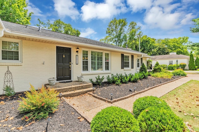 view of ranch-style home