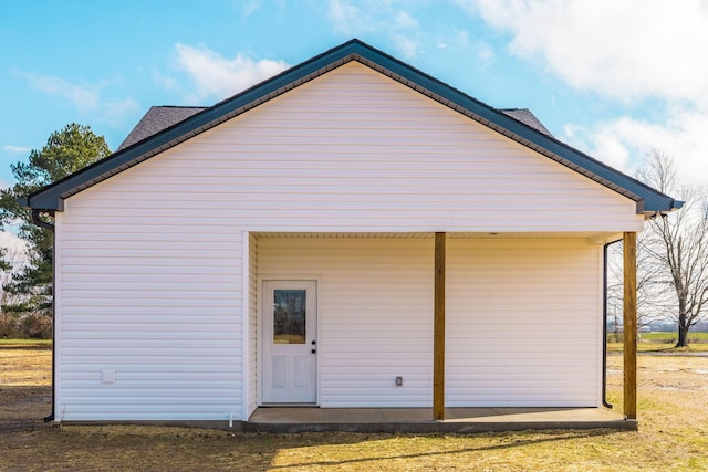 view of rear view of house