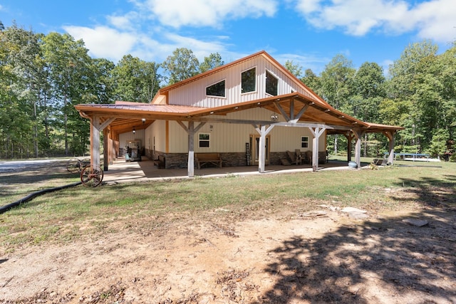 view of rear view of property