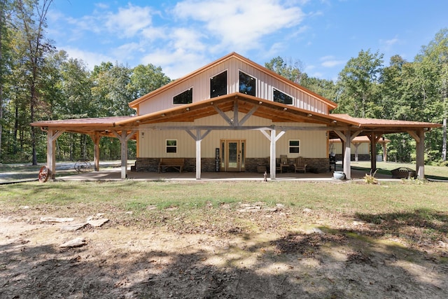 view of rear view of property