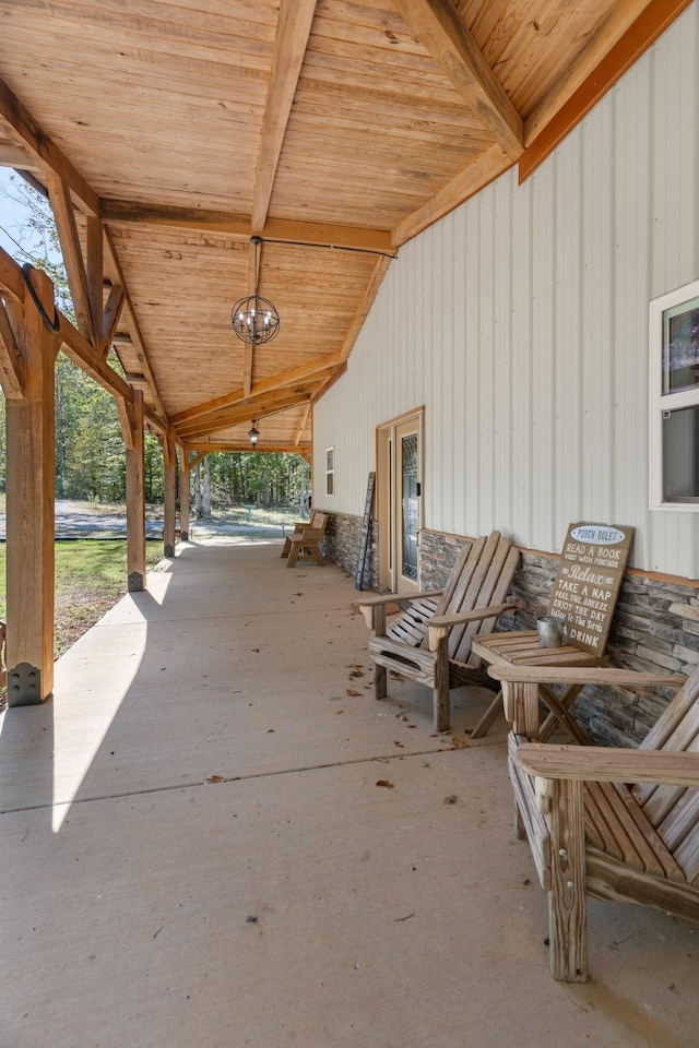 view of patio