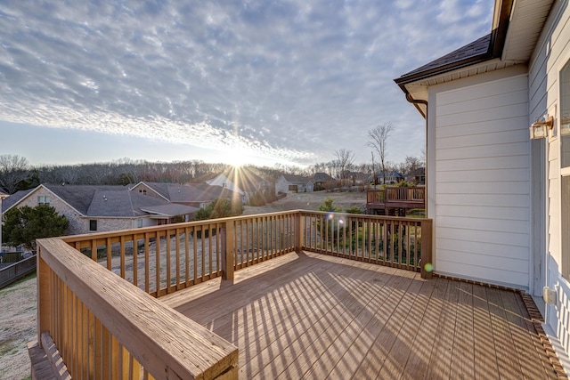 view of deck