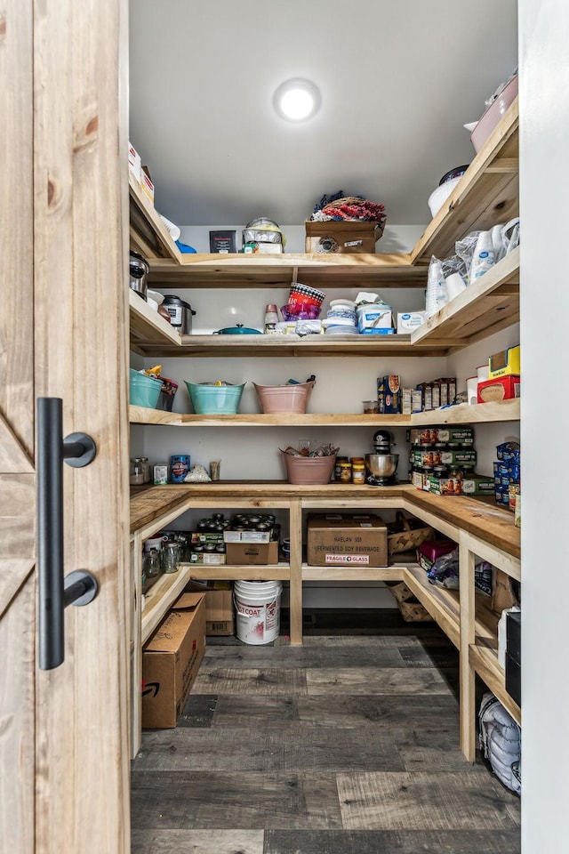 view of pantry