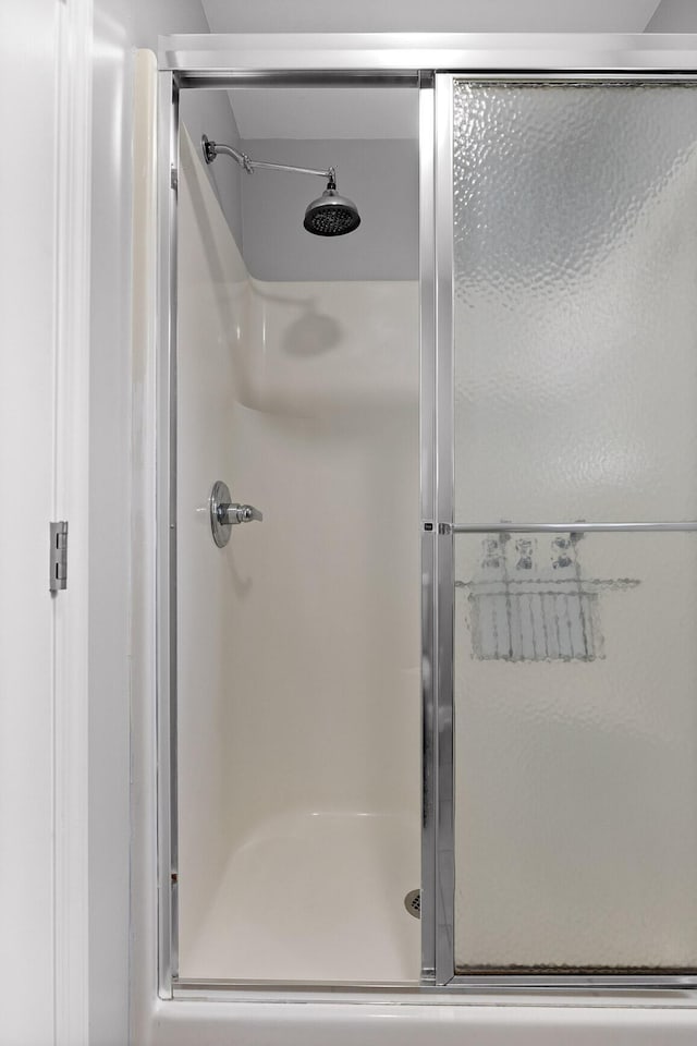 bathroom with an enclosed shower