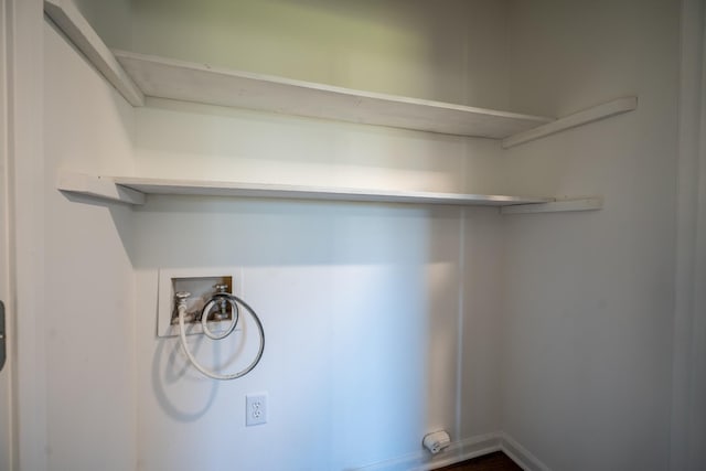 laundry room with hookup for a washing machine