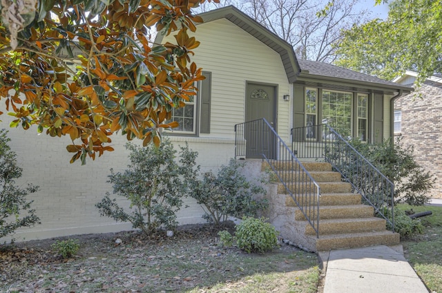 view of front of home