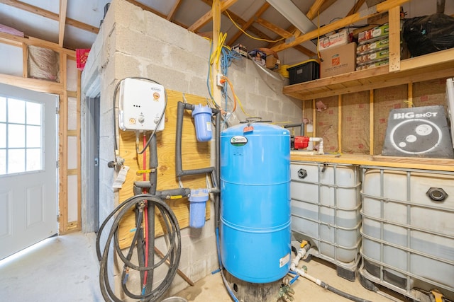 view of utility room