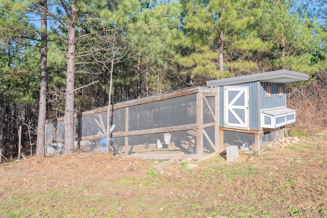 view of outbuilding