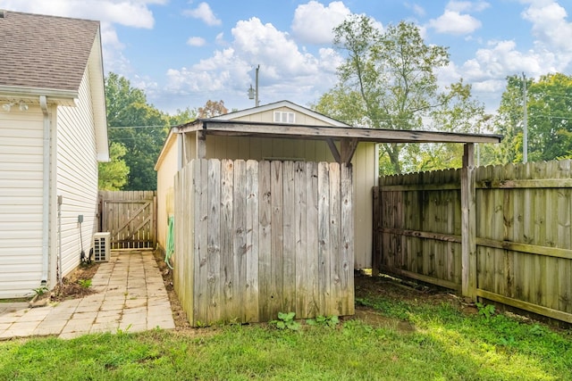 view of outbuilding