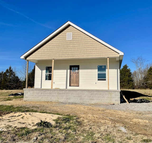 view of side of home