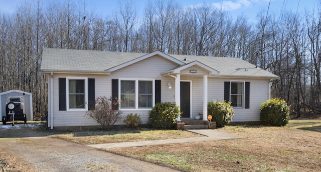 view of front of home