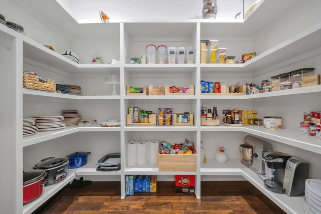 view of pantry