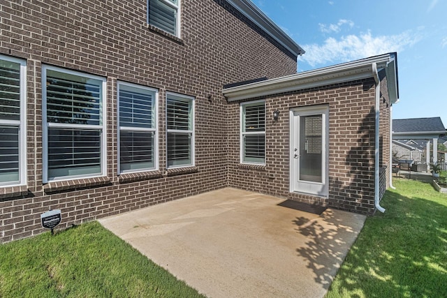 exterior space with a patio