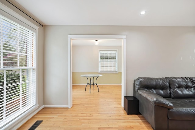 3417 Pleasant Valley Rd, Nashville, TN 37204 - living room featuring light hardwood / wood-style floors