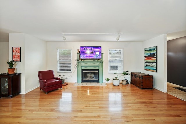 3417 Pleasant Valley Rd, Nashville, TN 37204 - living room with light hardwood / wood-style floors