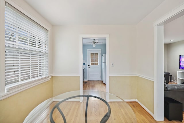 3417 Pleasant Valley Rd, Nashville, TN 37204 - interior space with ceiling fan and wood-type flooring