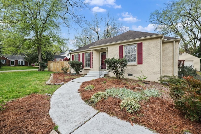 3417 Pleasant Valley Rd, Nashville, TN 37204 - view of front facade with a front lawn