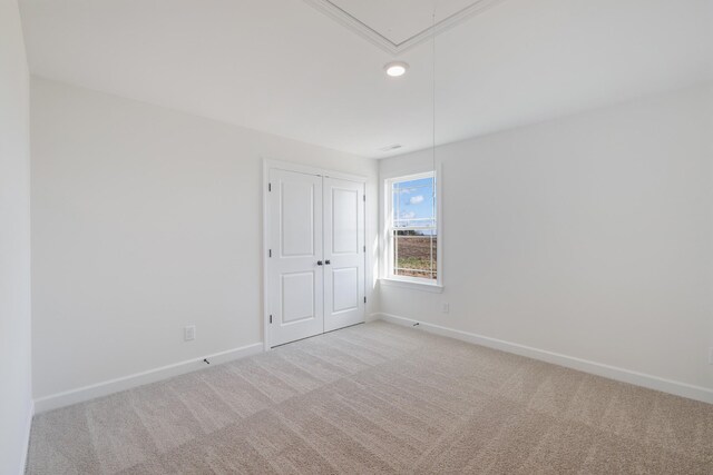 empty room with light carpet