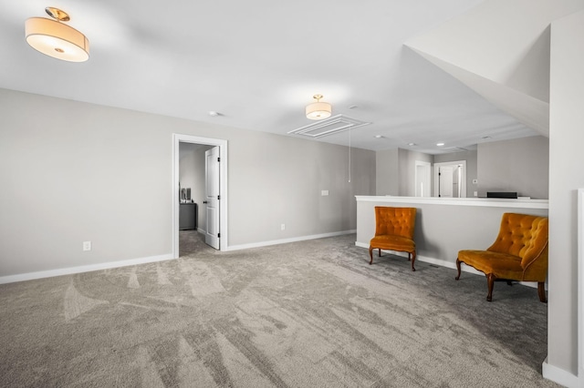 unfurnished room with carpet