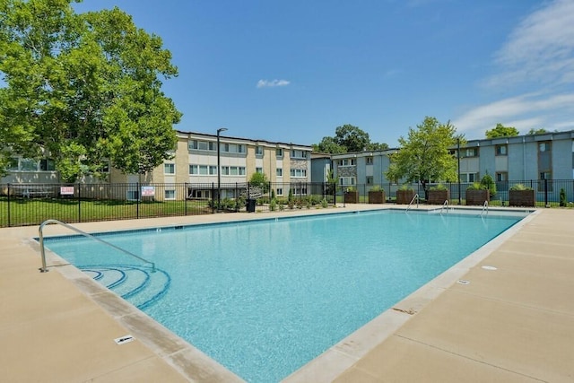 view of pool