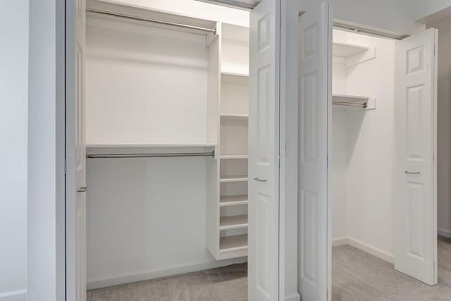 view of closet