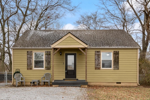 view of front of property