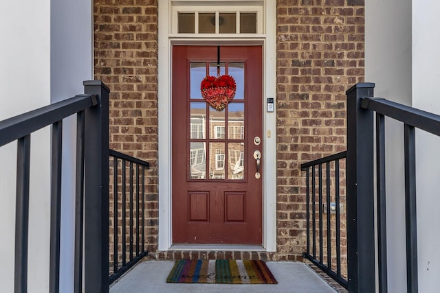 view of property entrance