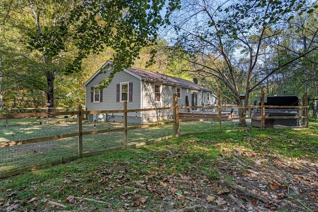 view of side of property