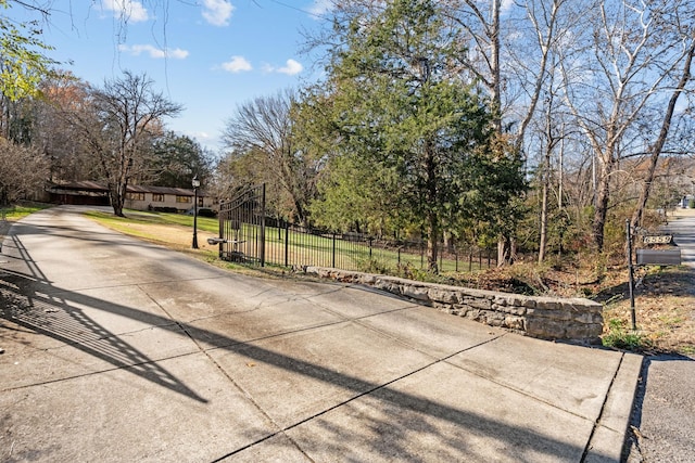 view of road