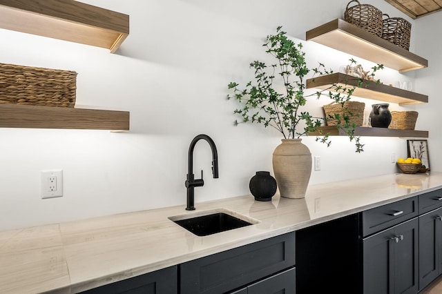 kitchen featuring sink