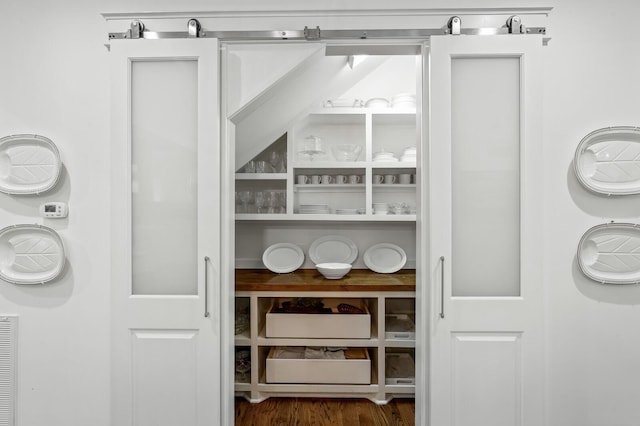 view of pantry