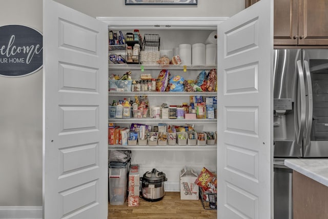 view of pantry