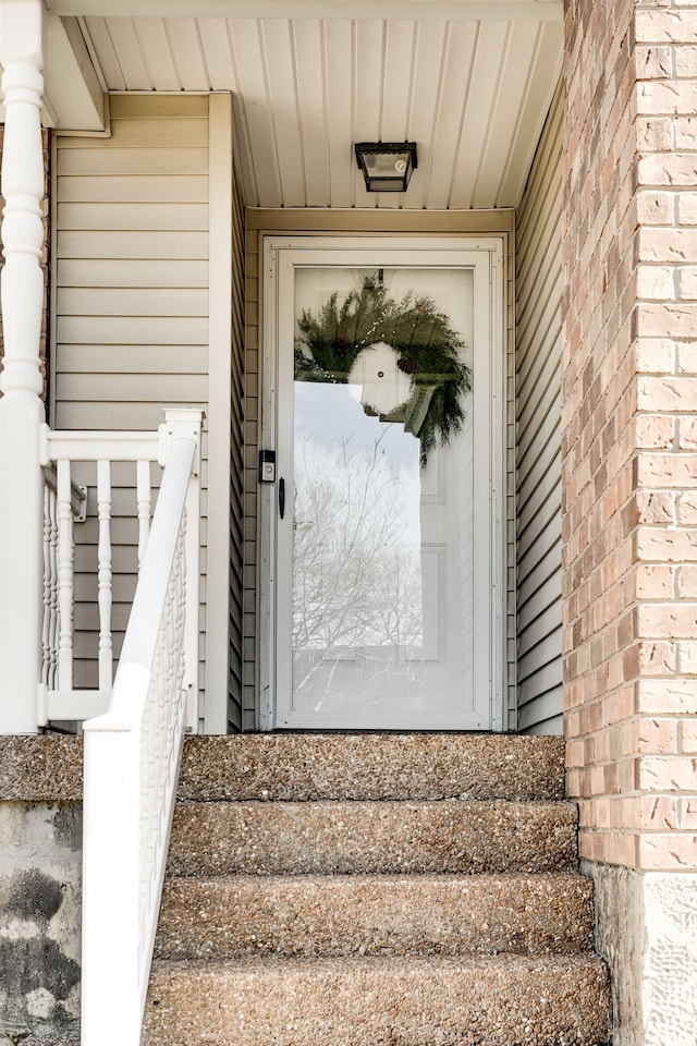 view of entrance to property