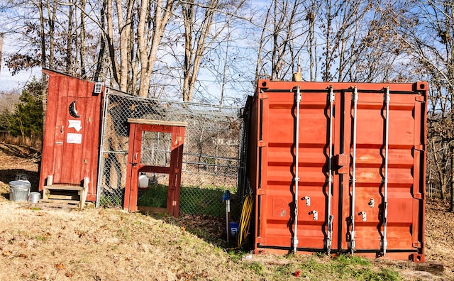 view of outdoor structure