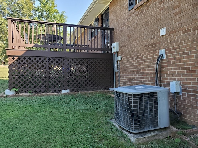 2055 Chisholm Rd, Iron City, TN 38463 - gate with a wooden deck and a lawn