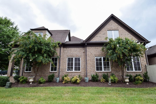 view of property exterior featuring a yard