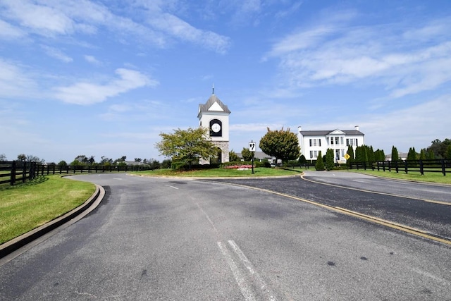 view of road