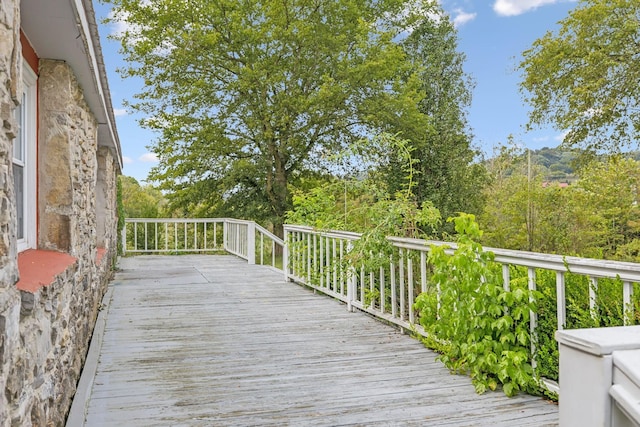 view of deck