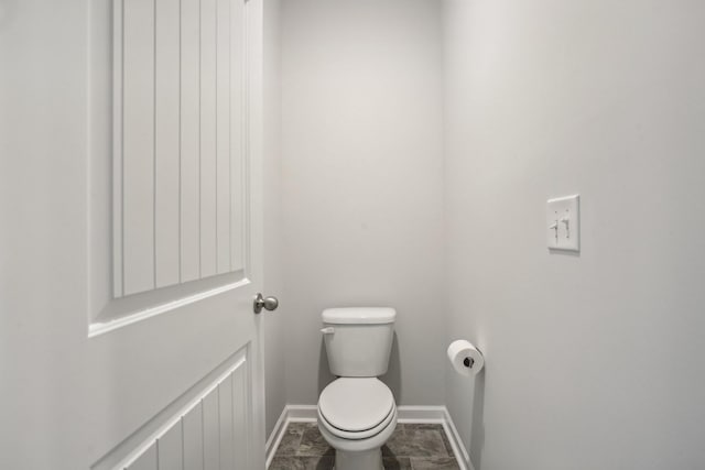 bathroom featuring toilet