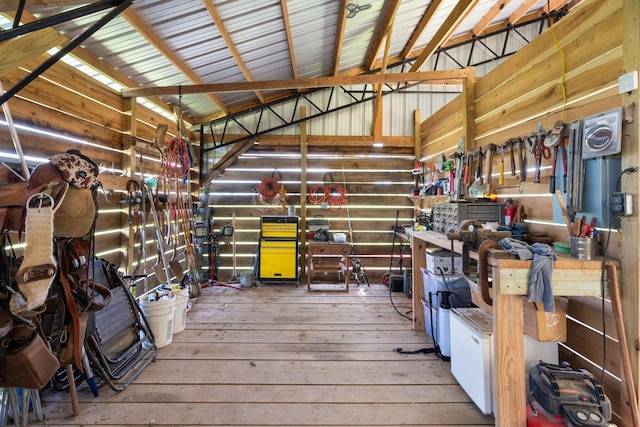 view of storage room