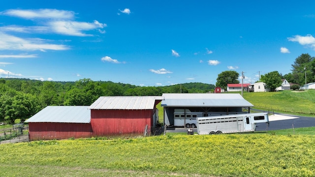 view of outdoor structure