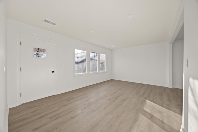 interior space featuring light hardwood / wood-style flooring