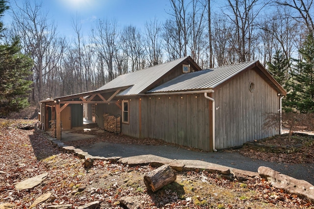 view of side of property