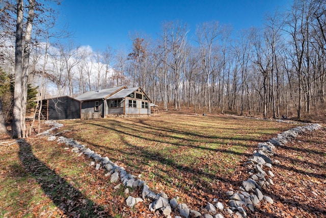 view of yard