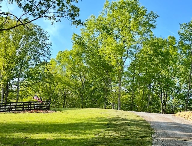 surrounding community featuring a lawn