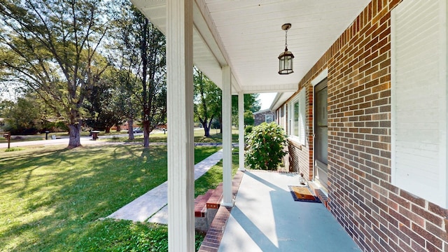 view of patio / terrace featuring a porch