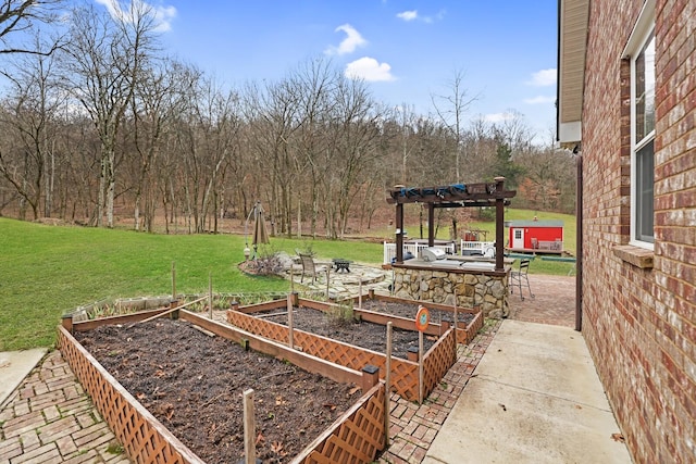 exterior space with a patio