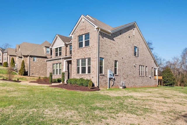 exterior space featuring a lawn