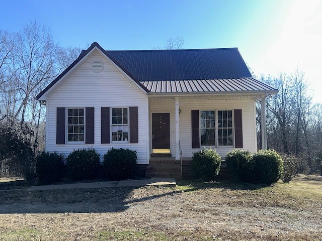 view of front of home featuring a porch